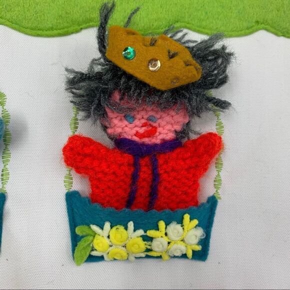 Vintage ‘70s handmade finger puppets - Picture 3 of 4